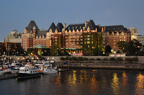 Empress Hotel at Night