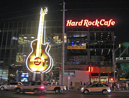 Hard Rock Cafe on The Vegas Strip