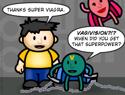 DAVETOON: Lil' Dave meets Super Viagra