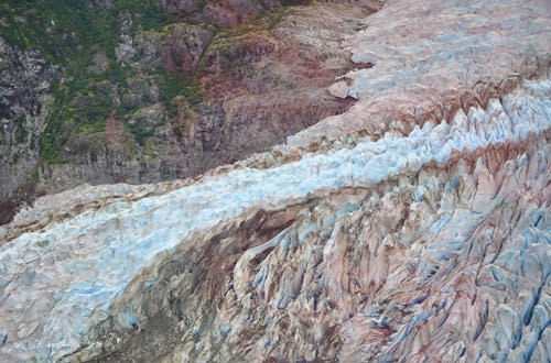 Flying Above the Mendenhall Glacier