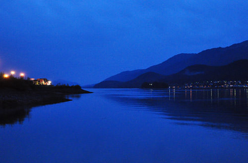 Juneau Harbor at Night