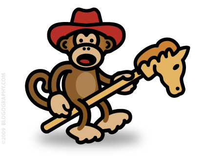 DAVETOON: Monkey Cowboy