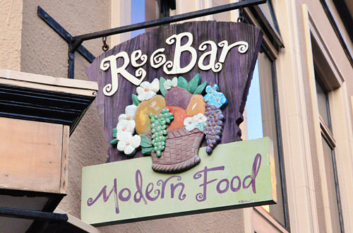 Re-Bar Modern Food Sign