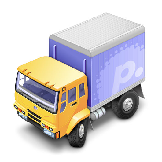 Transmit's little truck icon at full-size