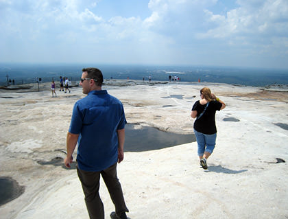 On top of Stone Mountain