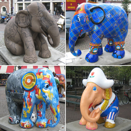 Elephants in Amsterdam