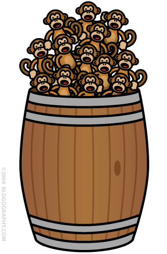 DAVETOON: Barrel of Monkeys