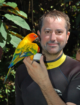 Dave with a Bird