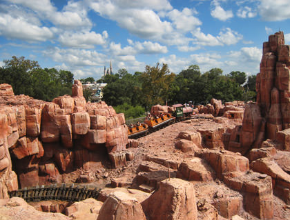 Walt Disney World Big Thunder Mountain Railroad Rollercoaster