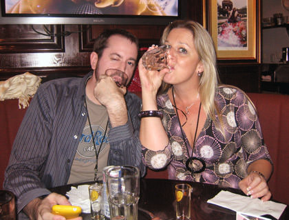 Dave and Penelope Drinking Jager