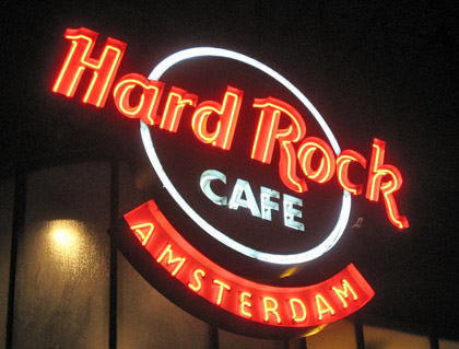 Hard Rock Cafe Sign