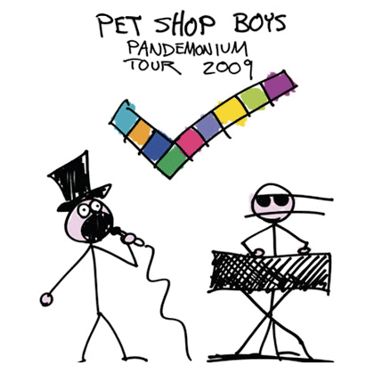 Pet Shop Boys Pandemonium Tour Poster