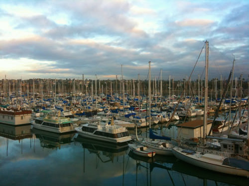 San Diego Marina at Sunrise