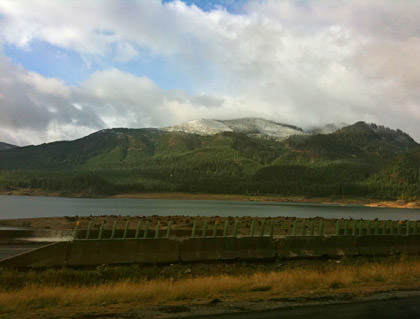 SNOW IN THE MOUNTAINS!