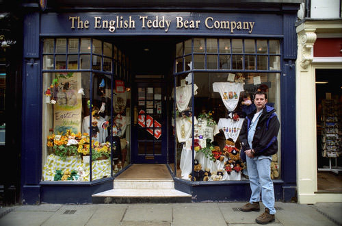 Dave in Front of Teddy Bear Co.