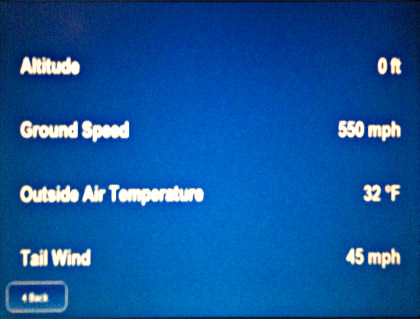 Flight Stats Showing Us Flying at 0 Feet!