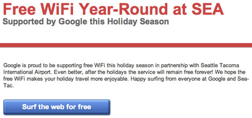 Free WiFi Forever at Sea-Tac!