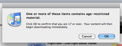 iTunes MORON ALERT!