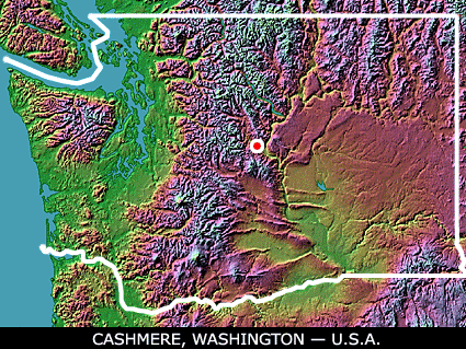 Central Washington Topo Map