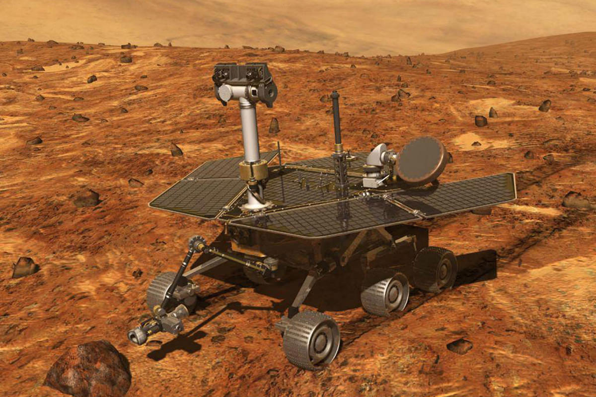 NASA Spirit Rover on Mars.