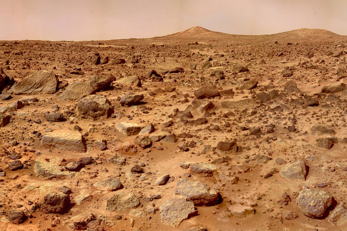 Surface of Mars.