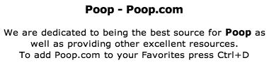 Poop!