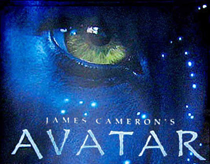 Blue Alien Avatar Poster