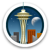 Space Needle Badge