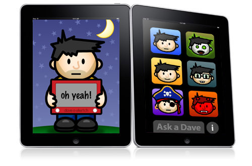 iPad as an Ask Dave! app