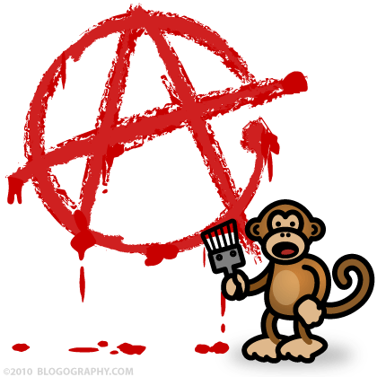 DAVETOON: Anarchy Monkey