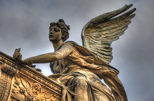 HDR Angel at Vyšehrad