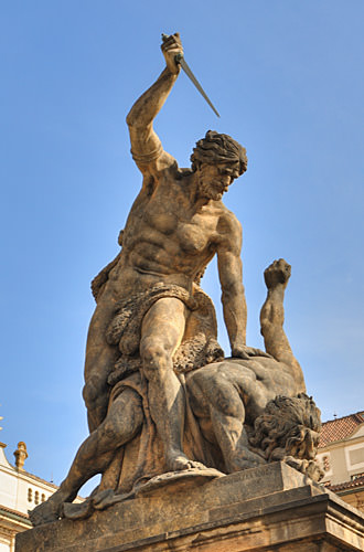 Prague Castle Statue