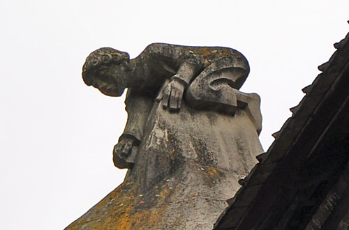 Black Church German Boy Statue