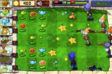 Plants Vs. Zombies Play Screen