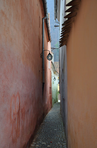 Strada Sforii - Strand Street - The Rope Street in Brasov, Romania