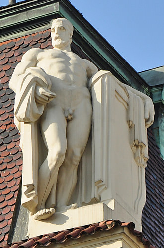 Prague Pooferflargen Statue