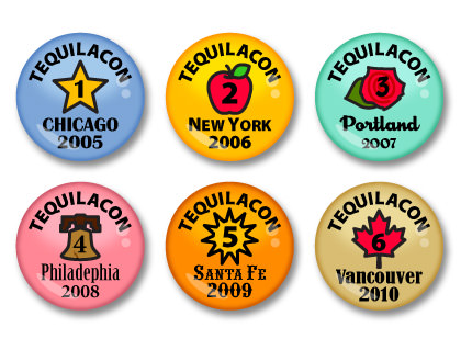 TequilaCon Merit Badges 2005-2010