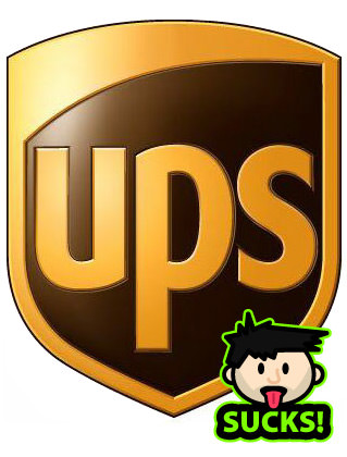 UPS - United Parcel Service Logo - SUCKS!!