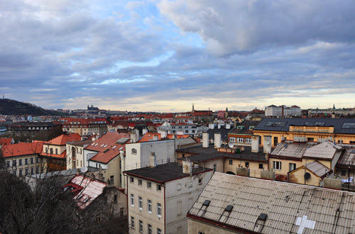 Vyšehrad Castle View