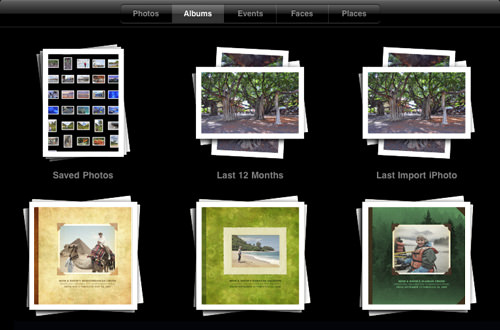 iPad Photo Album View