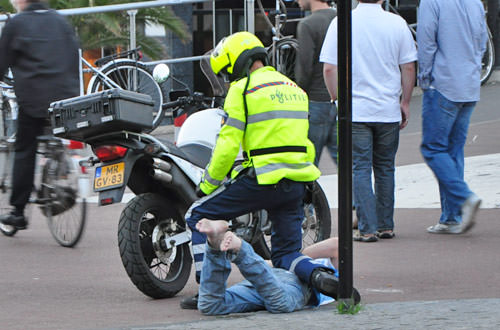 Police Take-Down in Amsterdam!