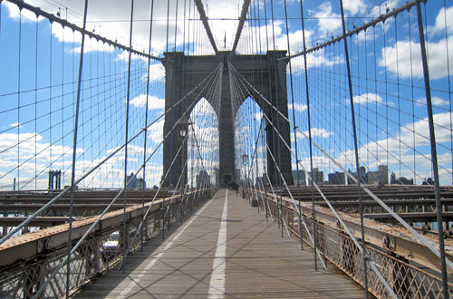 Walking the Brooklyn Bridge