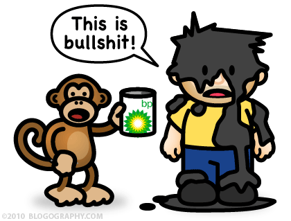 DAVETOON: Bad Monkey covers Lil' Dave in Oil