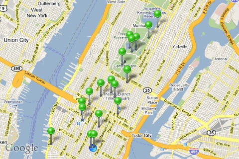 Gowalla Featured Spots in Manhattan