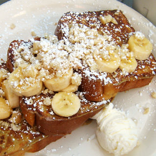 Banana Macadamia French Toast