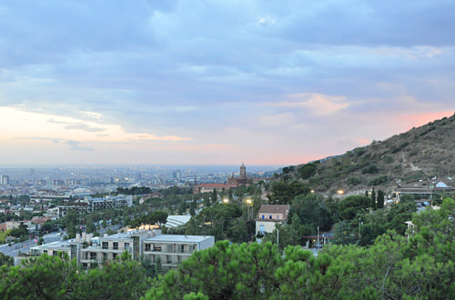 Sunset Over Barcelona