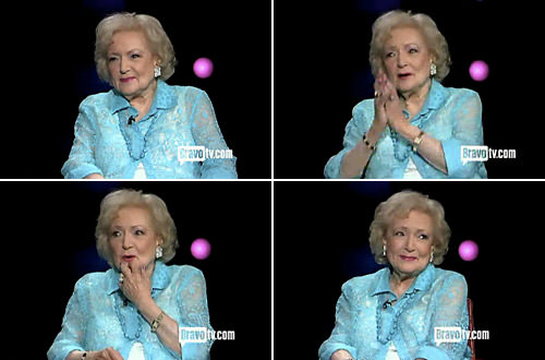 Betty on Inside the Actors Studio