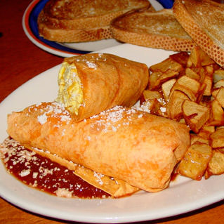 Breakfast Burrito & Taters