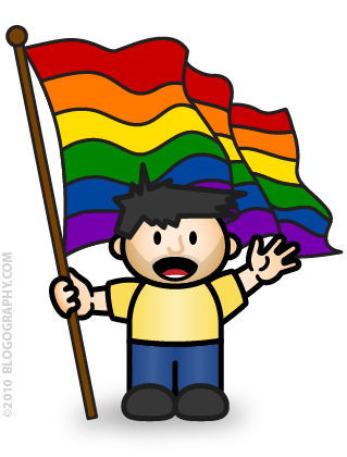 DAVETOON: Lil' Dave Pride Flag