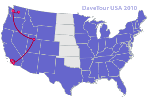 DaveTour USA 2010